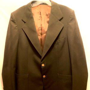 Vintage Yves Saint Laurent choc. brown wool blazer